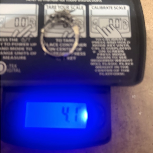 ✨Vintage 14K White Gold Starburst Ring (MC1) SZ7 ✨ - Picture 7 of 16